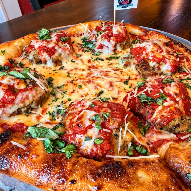Meatball Pizza (Monument).